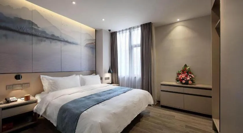 Bed in Shenzhen Hanyong Hotel Fuyong Branch