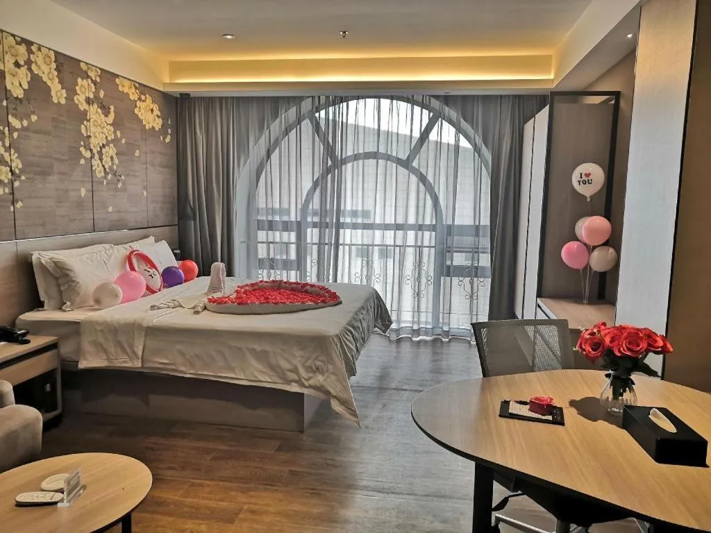 Bed in Shenzhen Hanyong Hotel Fuyong Branch