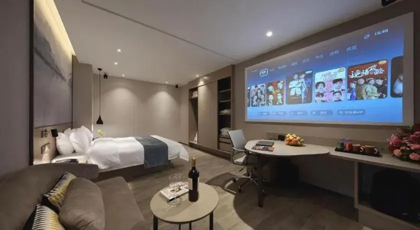 Bed in Shenzhen Hanyong Hotel Fuyong Branch Bed in Shenzhen Hanyong Hotel Fuyong Branch