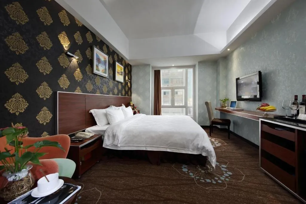 Bed in Shenzhen Hanyong Hotel Fuyong Branch