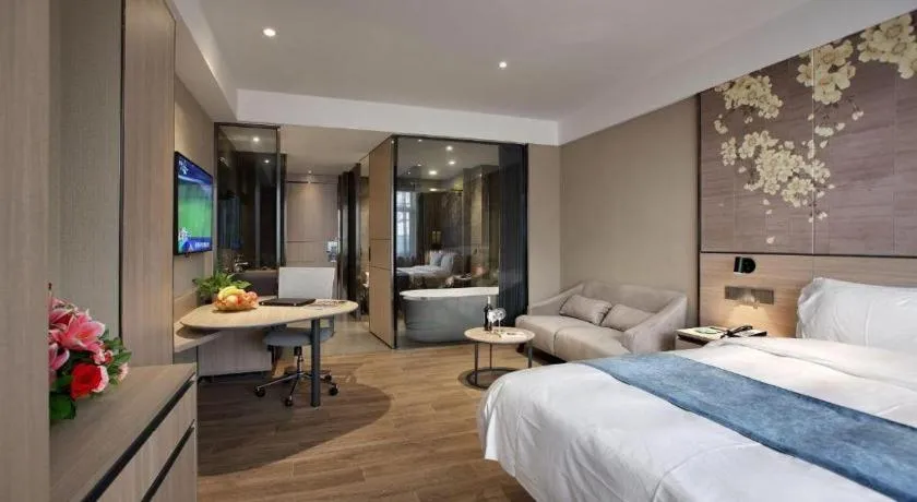 Bed in Shenzhen Hanyong Hotel Fuyong Branch