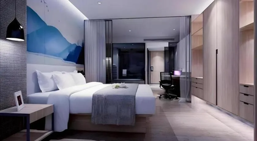 Bed in Shenzhen Hanyong Hotel Fuyong Branch