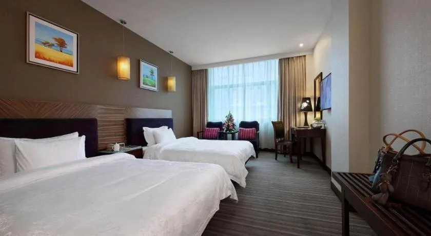 Bed in Shenzhen Hanyong Hotel Fuyong Branch