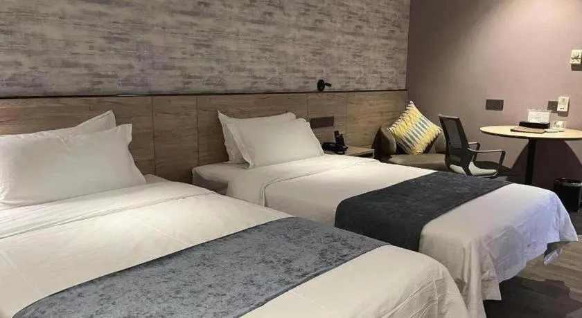 Bed in Shenzhen Hanyong Hotel Fuyong Branch