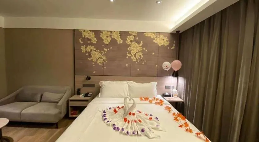 Bed in Shenzhen Hanyong Hotel Fuyong Branch