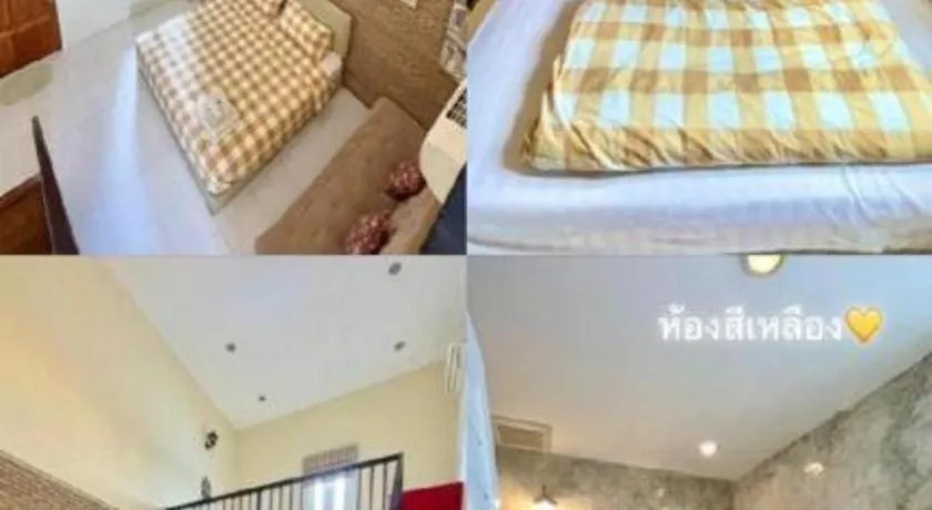 Bed in The Color Resort Amphawa