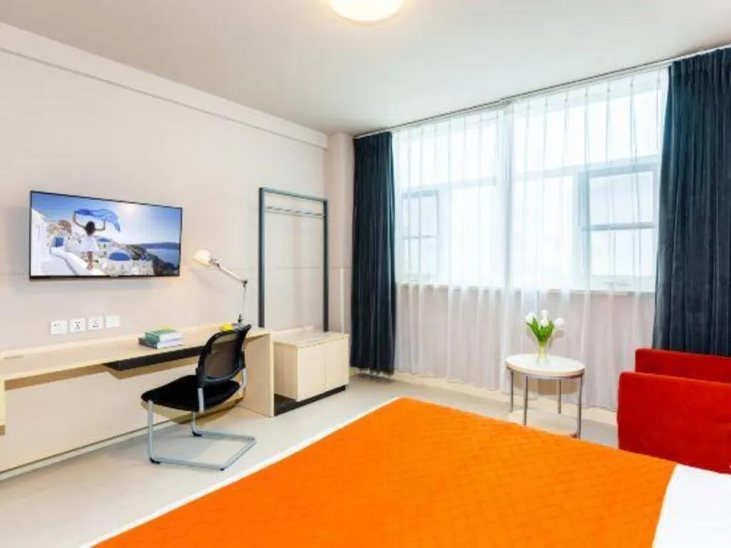 Bed in Jinjiang Inn Sanya Hexi Road Pedestrian Bridge