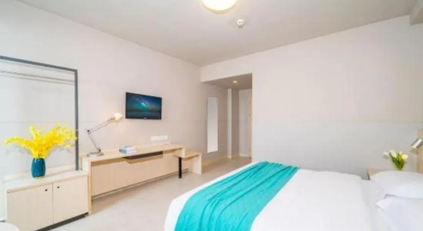 Bed in Jinjiang Inn Sanya Hexi Road Pedestrian Bridge