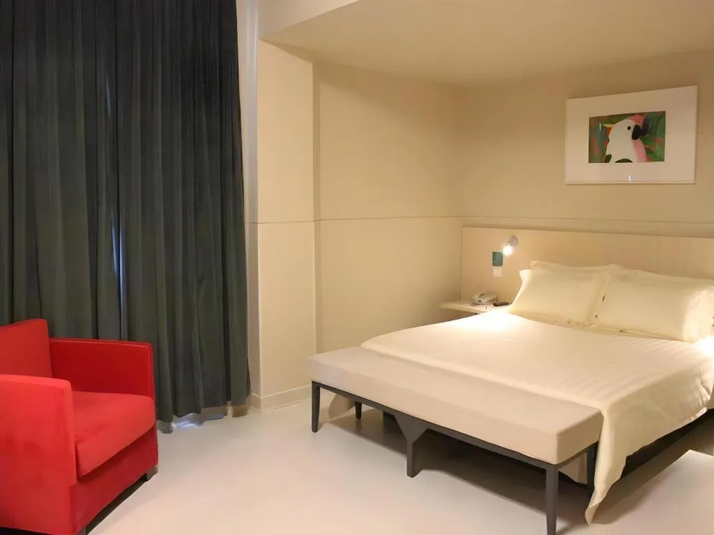 Bed in Jinjiang Inn Quanzhou West Street Kaiyuan Temple