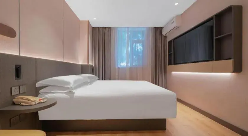 Bed in Jinjiang Inn Quanzhou West Street Kaiyuan Temple Bed in Jinjiang Inn Quanzhou West Street Kaiyuan Temple