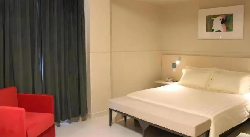 Bed in Jinjiang Inn Quanzhou West Street Kaiyuan Temple