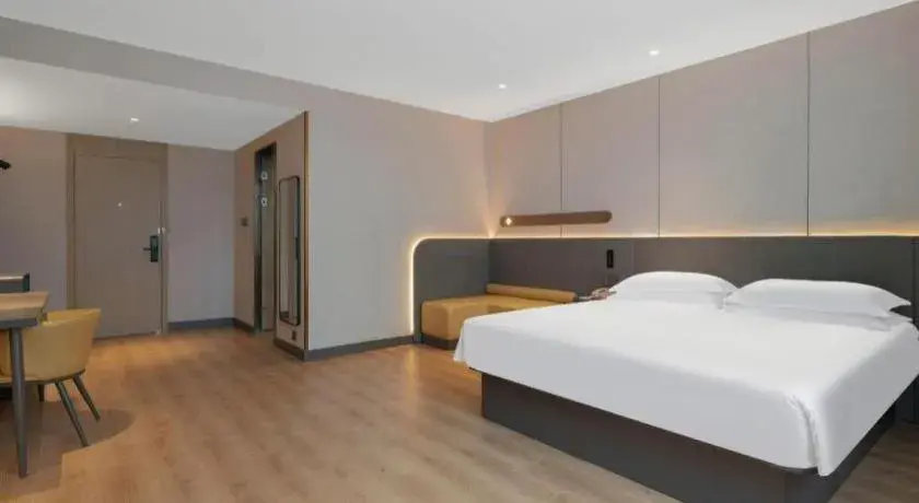 Bed in Jinjiang Inn Quanzhou West Street Kaiyuan Temple Bed in Jinjiang Inn Quanzhou West Street Kaiyuan Temple