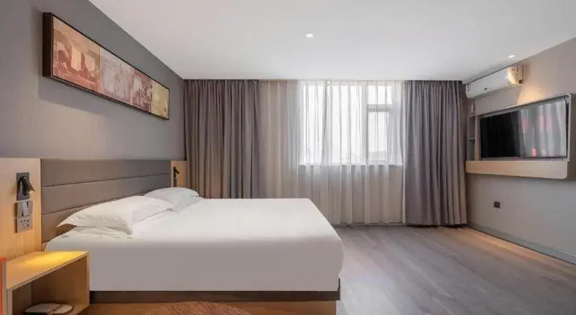 Bed in Jinjiang Inn Quanzhou West Street Kaiyuan Temple Bed in Jinjiang Inn Quanzhou West Street Kaiyuan Temple