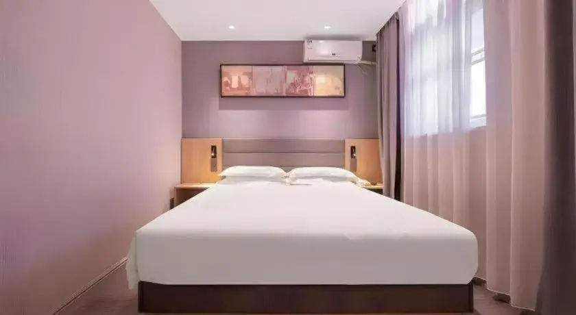 Bed in Jinjiang Inn Quanzhou West Street Kaiyuan Temple Bed in Jinjiang Inn Quanzhou West Street Kaiyuan Temple