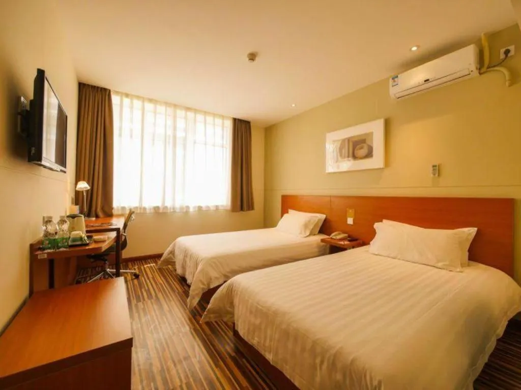 Bed in Jinjiang Inn Style Shenyang The Palace Huaiyuan Gate