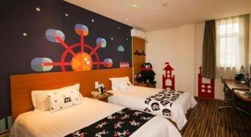 Bed in Jinjiang Inn Style Shenyang The Palace Huaiyuan Gate