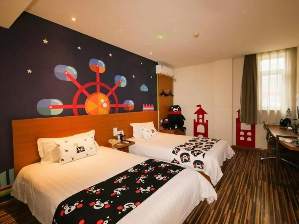 Bed in Jinjiang Inn Style Shenyang The Palace Huaiyuan Gate