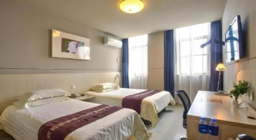 Bed in Jinjiang Inn Cixi Intime City Shanglinfang Pedestrian Street