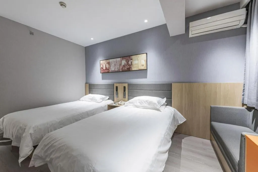 Bed in Jinjiang Inn Cixi Intime City Shanglinfang Pedestrian Street