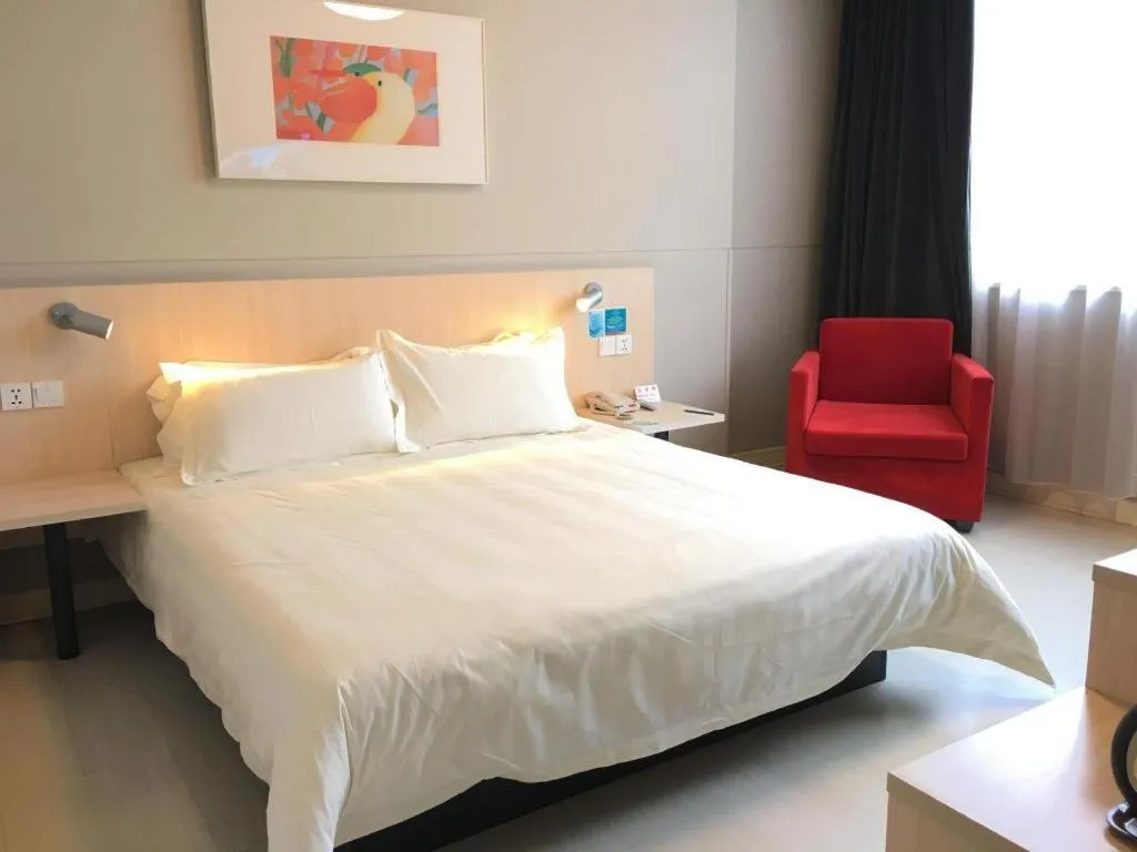 Bed in Jinjiang Inn Cixi Intime City Shanglinfang Pedestrian Street