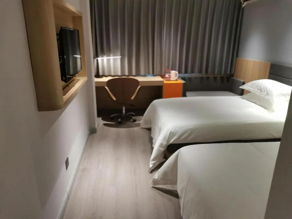 Bed in Jinjiang Inn Cixi Intime City Shanglinfang Pedestrian Street