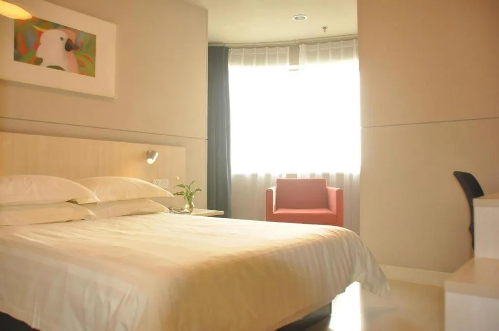 Bed in Jinjiang Inn Cixi Intime City Shanglinfang Pedestrian Street
