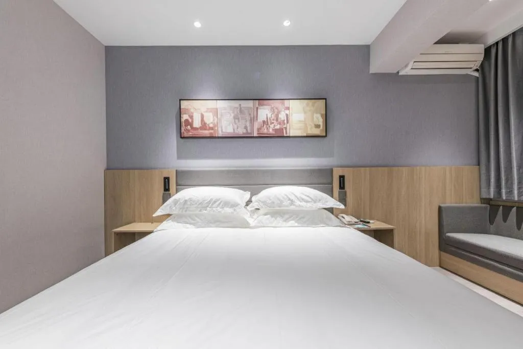 Bed in Jinjiang Inn Cixi Intime City Shanglinfang Pedestrian Street