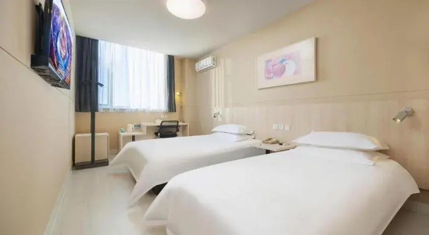 Bed in JinJiang Inn Datong Pingchengqiao Bed in JinJiang Inn Datong Pingchengqiao