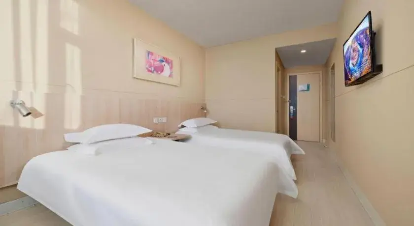 Bed in JinJiang Inn Datong Pingchengqiao Bed in JinJiang Inn Datong Pingchengqiao