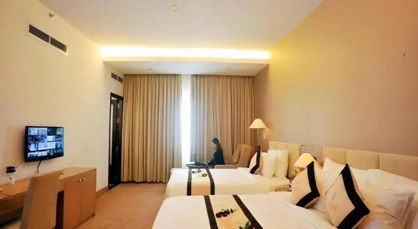 Bed in Mekong My Tho Hotel Bed in Mekong My Tho Hotel