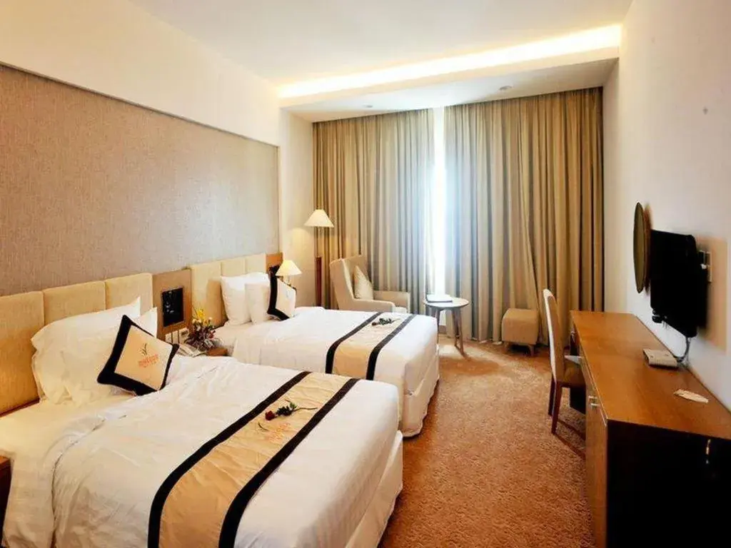 Bed in Mekong My Tho Hotel Bed in Mekong My Tho Hotel