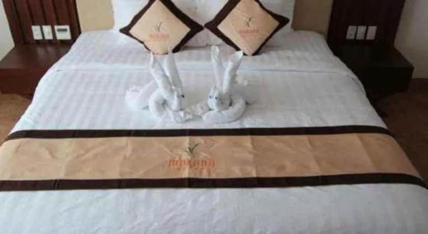 Bed in Mekong My Tho Hotel