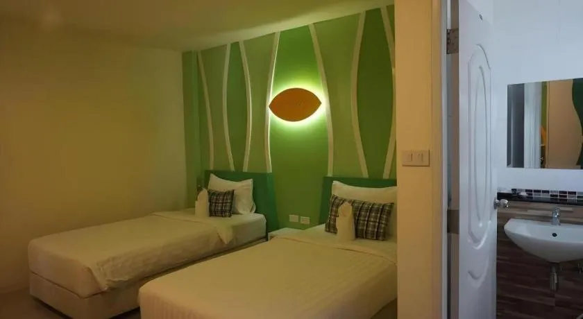 Bed in The Rice Hotel