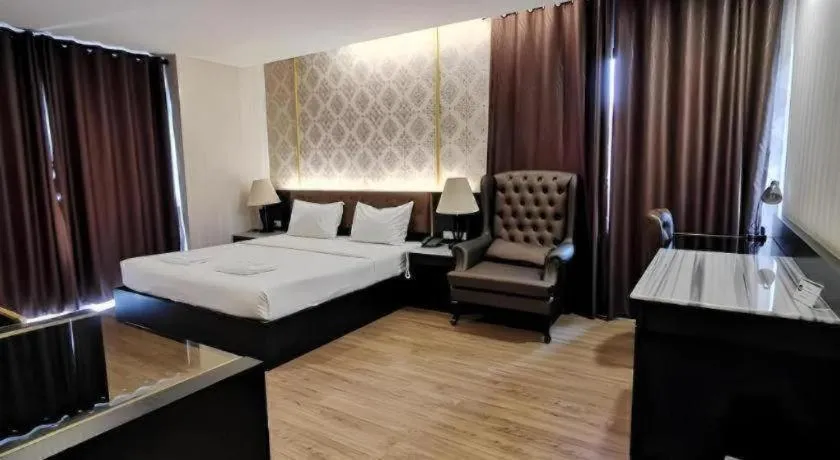 Bed in The Y Boutique Hotel