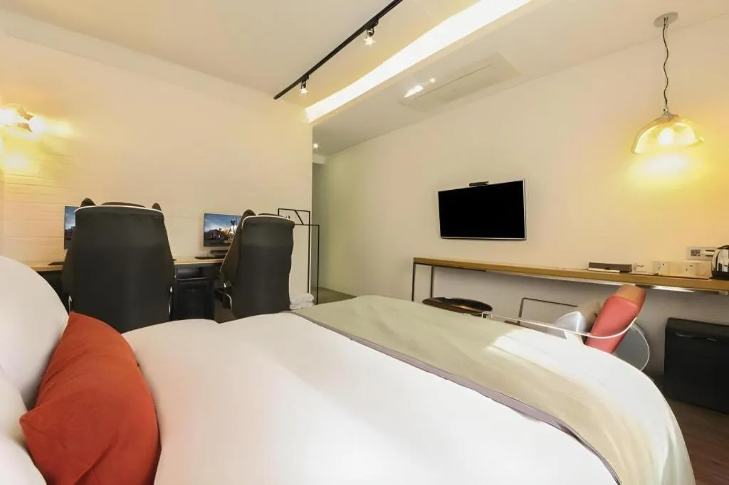 Bed in Daejeon Namoo Hotel