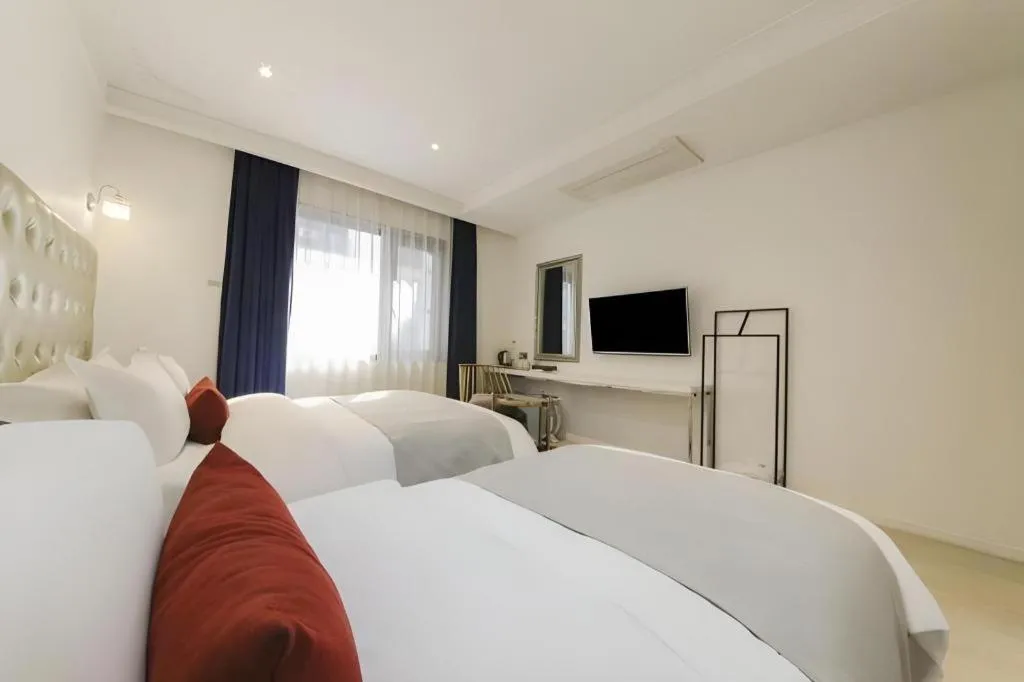 Bed in Daejeon Namoo Hotel