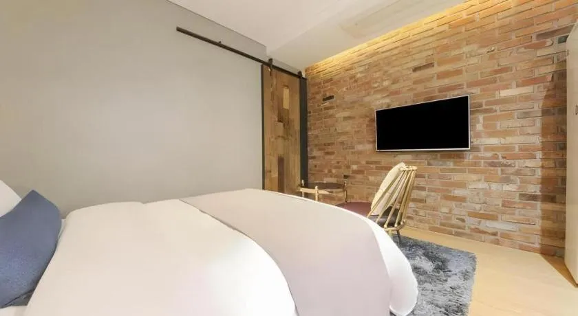 Bed in Daejeon Namoo Hotel