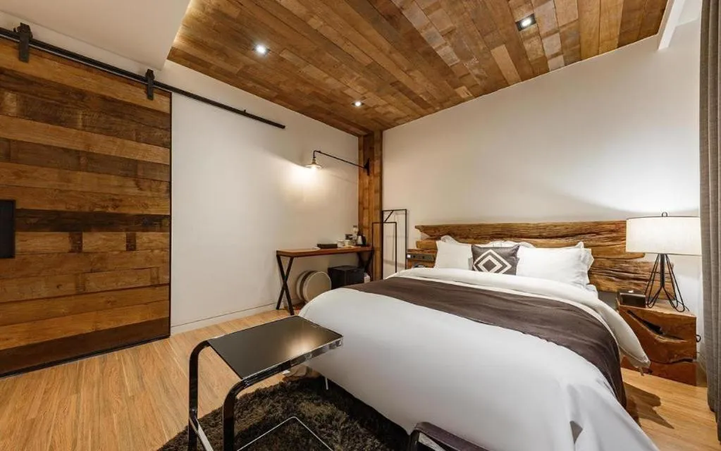 Bed in Daejeon Namoo Hotel