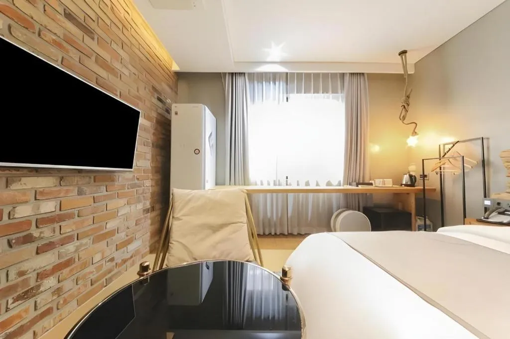 Bed in Daejeon Namoo Hotel