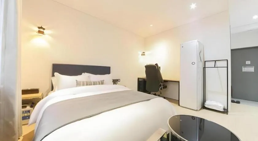 Bed in Daejeon Namoo Hotel