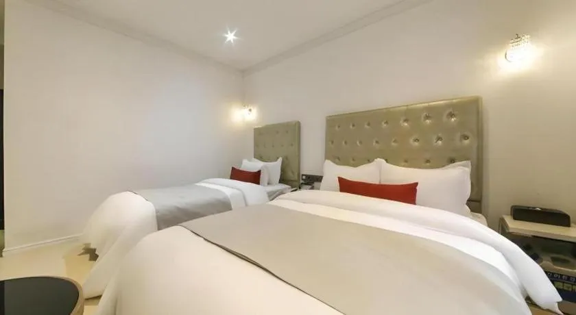 Bed in Daejeon Namoo Hotel