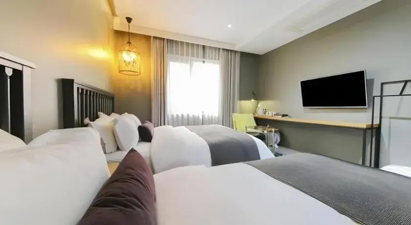 Bed in Daejeon Namoo Hotel Bed in Daejeon Namoo Hotel