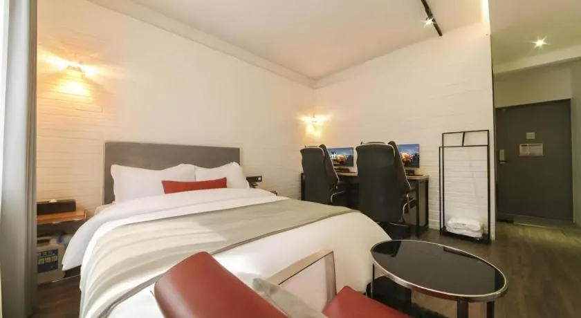 Bed in Daejeon Namoo Hotel