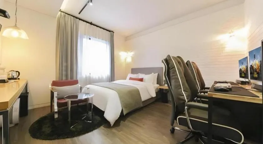 Bed in Daejeon Namoo Hotel