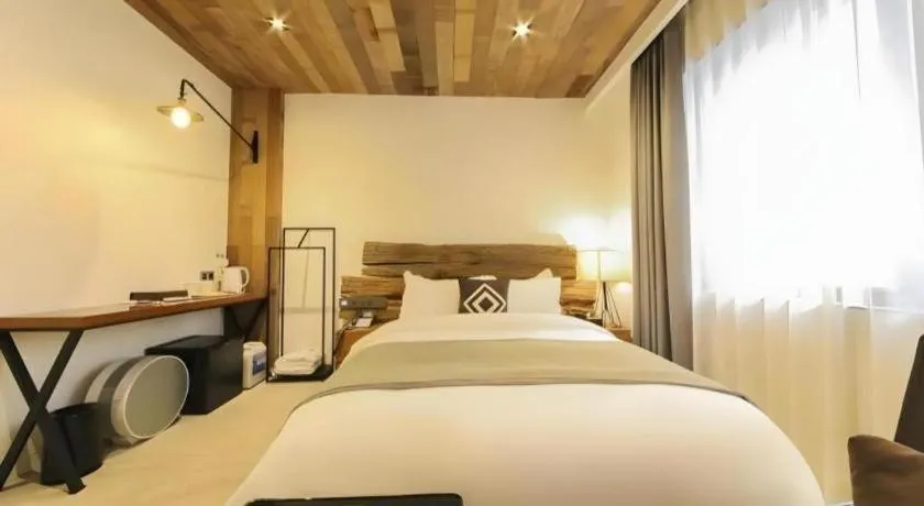 Bed in Daejeon Namoo Hotel