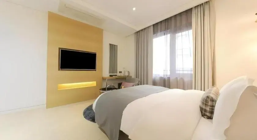 Bed in Daejeon Namoo Hotel Bed in Daejeon Namoo Hotel