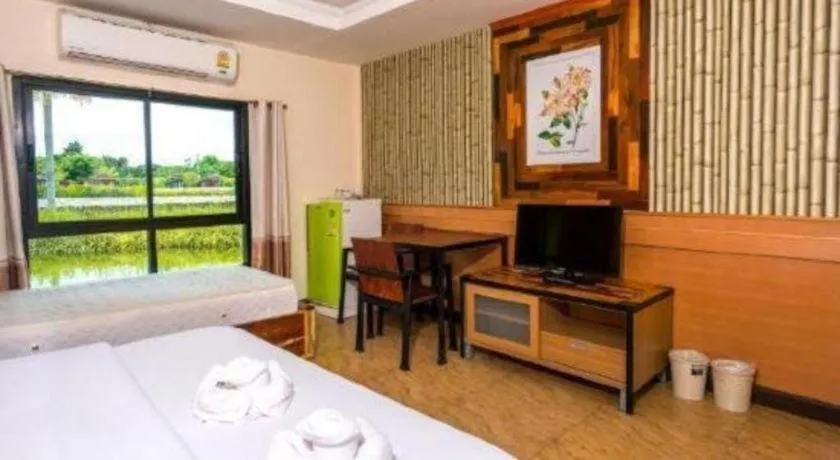 Bed in Prew Lom Chom Nam Resort