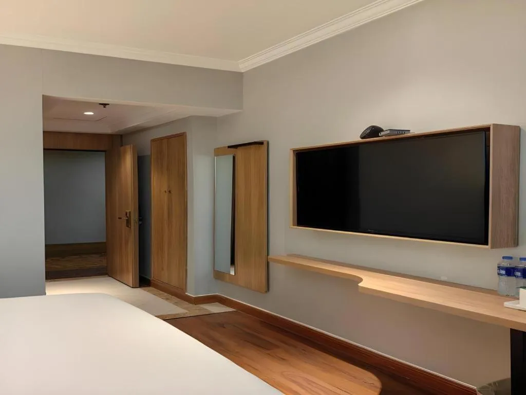 Bed in GreenTree Inn Shanghai Hongqiao Hub Convention Center Jinghua Road Shell Hotel