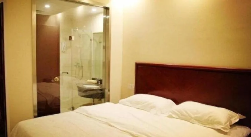 Bed in GreenTree Inn Beijing East Yizhuang District Second Kechuang Street Express Hotel