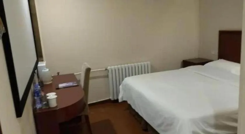 Bed in GreenTree Inn Beijing East Yizhuang District Second Kechuang Street Express Hotel